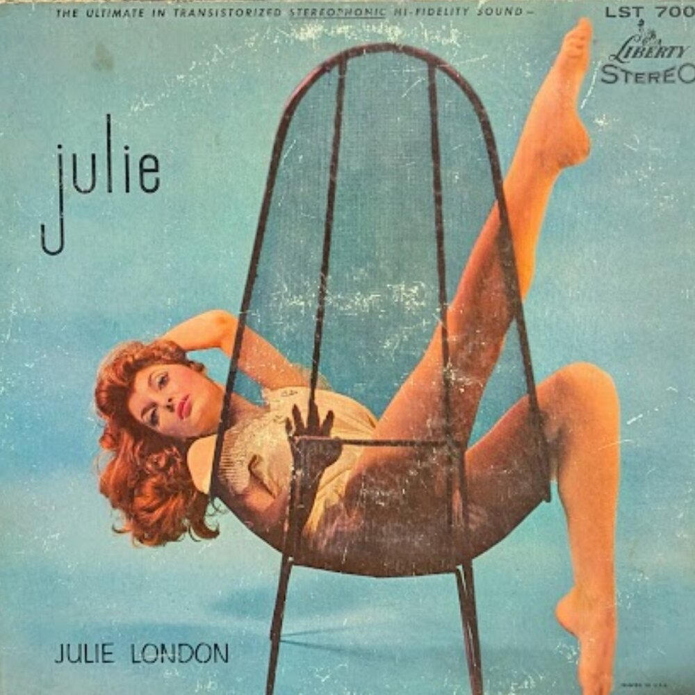 Julie London "Julie" lp vtg vintage vinyl album cheesecake 1960 Liberty Records